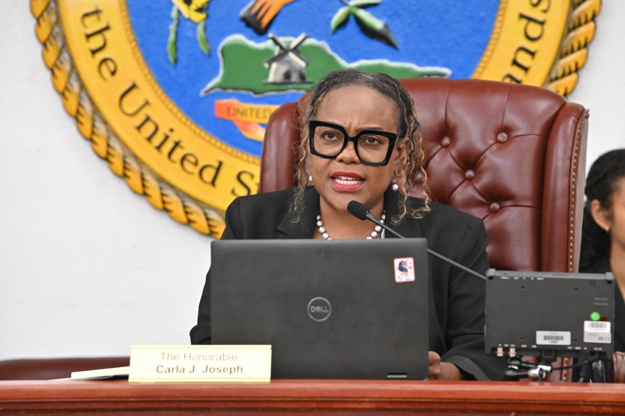 Senator Carla Joseph is about to start the meeting.